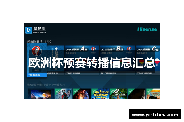 欧洲杯预赛转播信息汇总